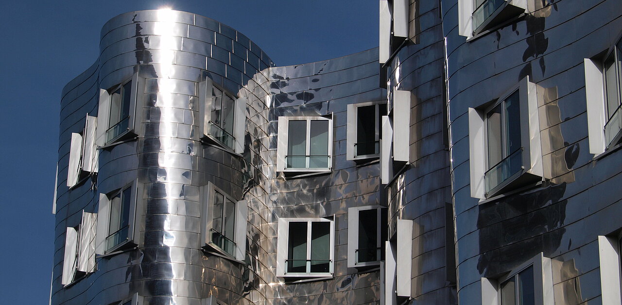 Die Gehry Bauten am Medienhafen (Foto: Michelle Pieczyk)