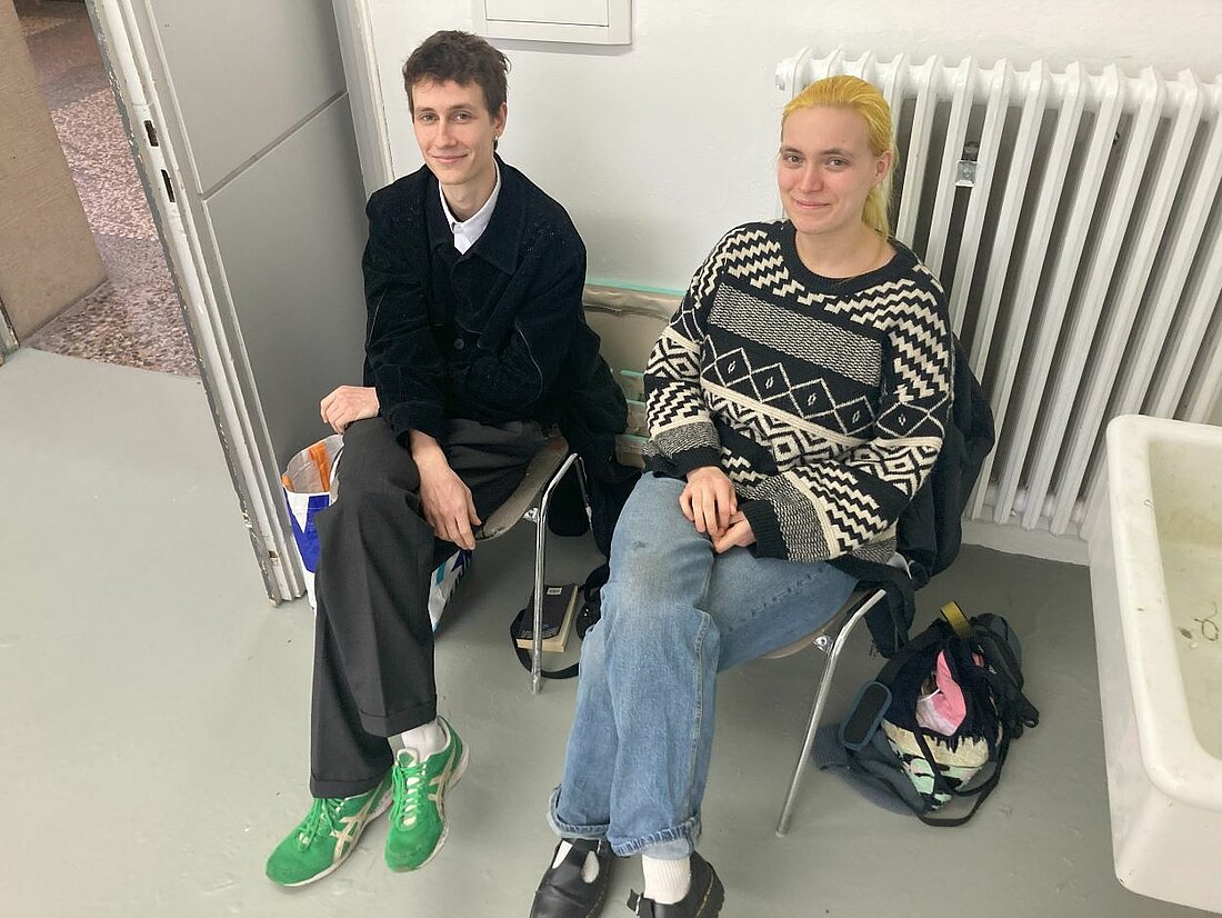 Fabian Hiller und Lucie Gorzolka