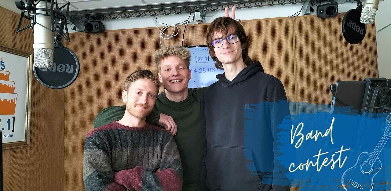 Die Band WirSindBaend tritt am neunten Mai beim Bandcontest an (Foto: Johanna Warszawa).