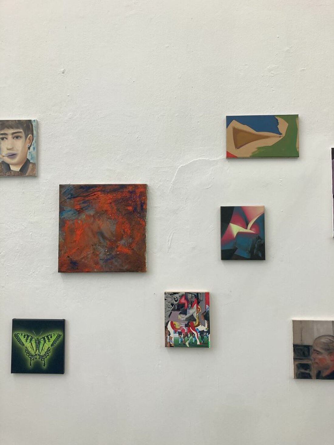 Gemälde der "annex"-Ausstellung